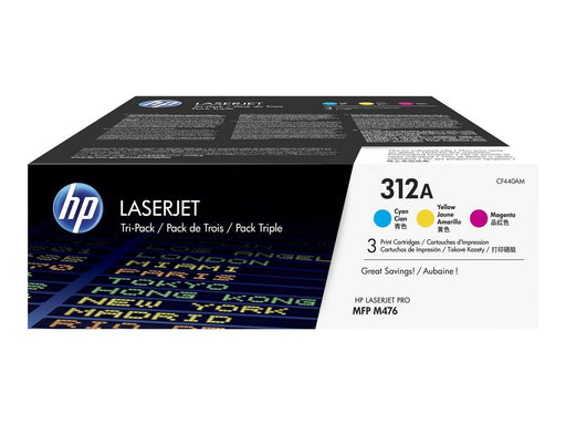 HP 312A / CF440AM Tri-Pack (Yellow Cyan Magenta)