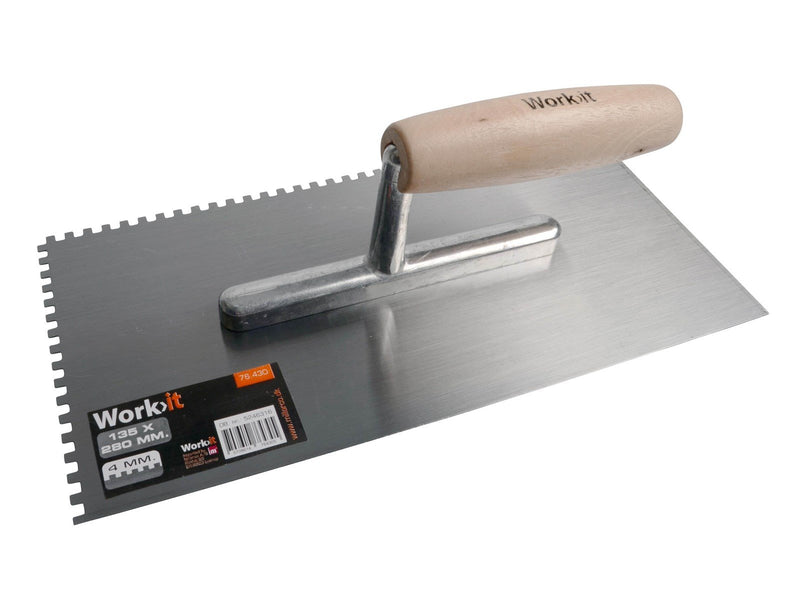 Workit Notched trowel teeth 4mm