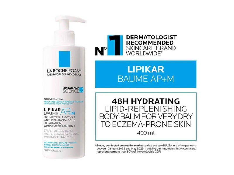 La Roche-Posay Lipikar Baume AP+M Body Moisturizer w/Pump 400ml