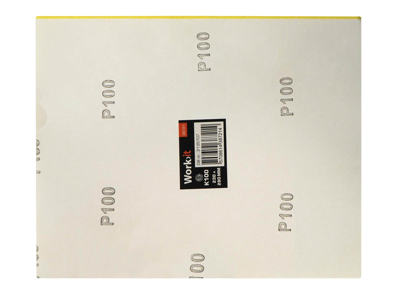 Workit Sandpaper sheets - K100