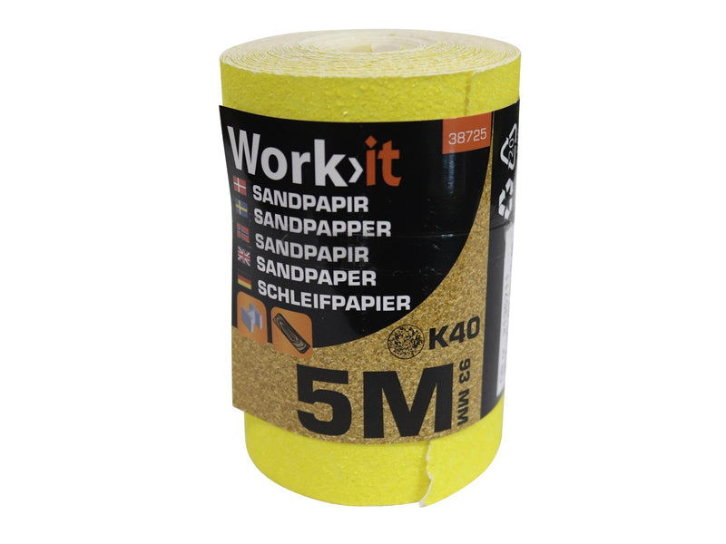 Workit Sandpaper roll - K40