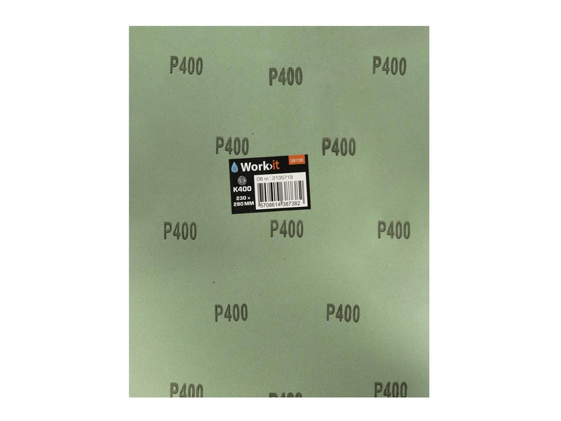 Workit Sandpaper sheets - K400 wet sandpaper
