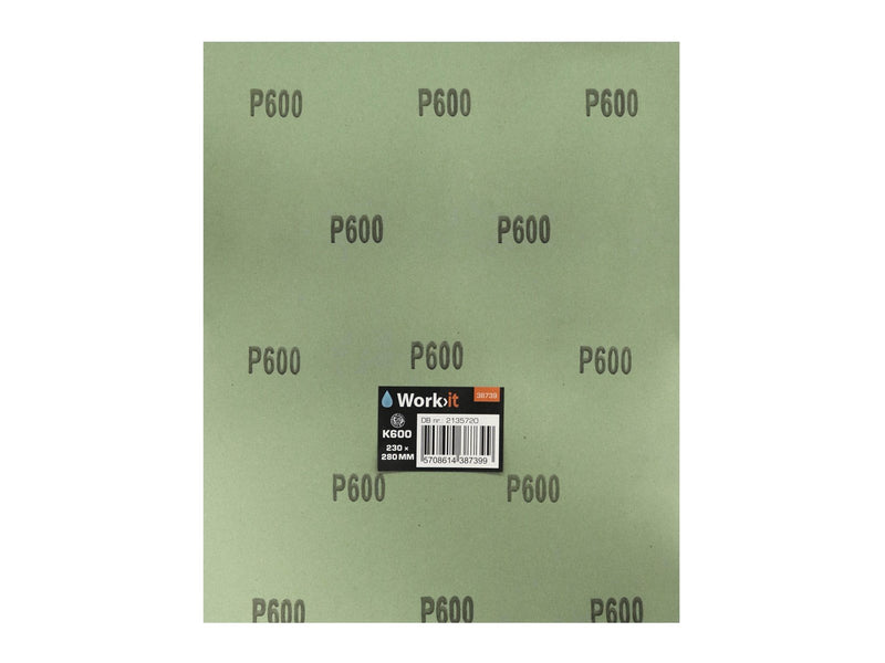 Workit Sandpaper sheets - K600 wet sandpaper