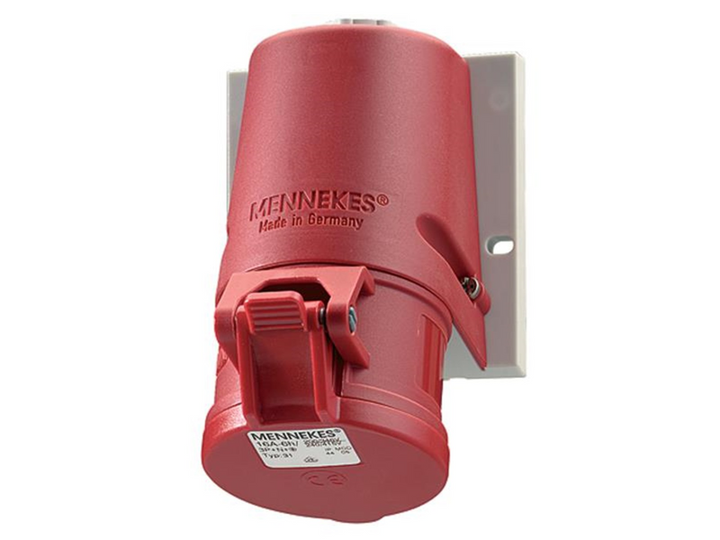 Mennekes Wall mounted recept. 16a5p6h400v ip44