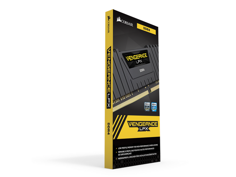 Corsair Vengeance LPX DDR4-2400 - 8GB - CL14 - Single Channel (1 pcs) - Intel XMP - Schwarz