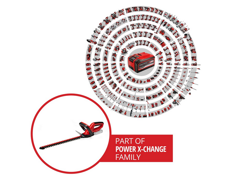 Einhell Cordless Hedge Trimmer GC-CH 1846 Li-Solo