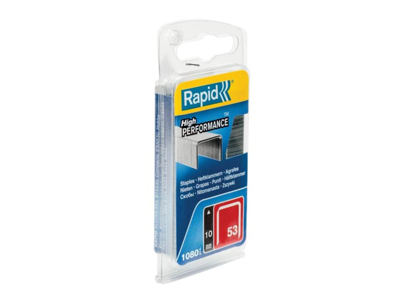 Rapid Staples 53/10 1.08M Galv Blister