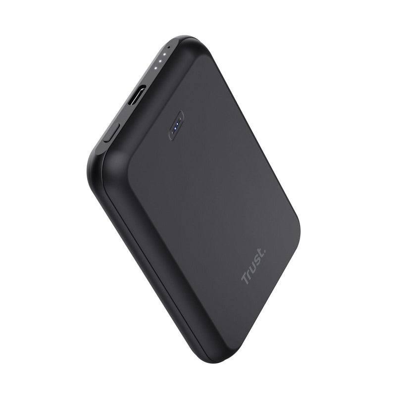Trust Magno Magnetische kabellose 5.000 mAh-Powerbank - Schwarz