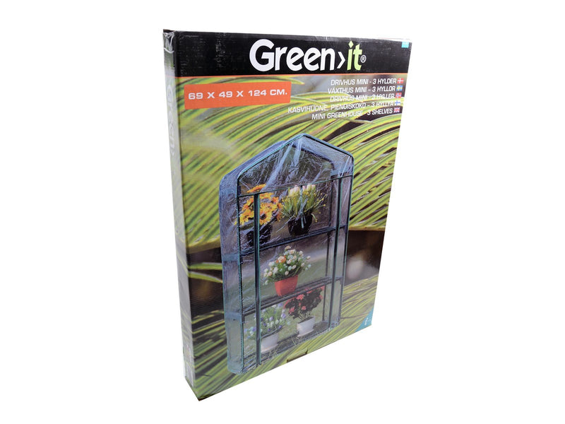Greenit Mini greenhouse - 3 shelves