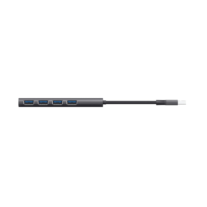 Trust Halyx USB 3.2 Gen 1-Hub mit 4 Anschlüssen - Grau