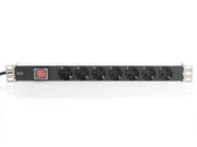 DIGITUS 7-Port - 1U - Aluminum PDU