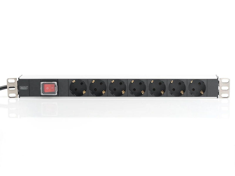 DIGITUS 7-Port - 1U - Aluminum PDU