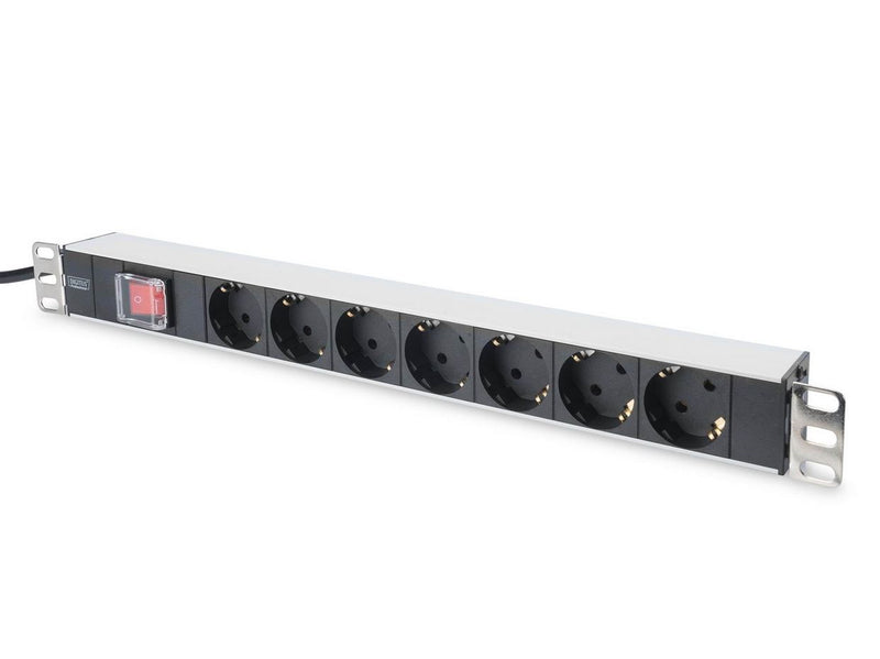 DIGITUS 7-Port - 1U - Aluminum PDU