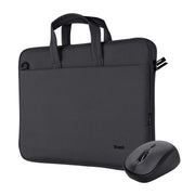 Trust Bologna Laptoptaschen-Maus-Set - Schwarz