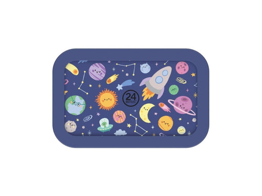 24Bottles Snackbox Space Friends - Blue - Small