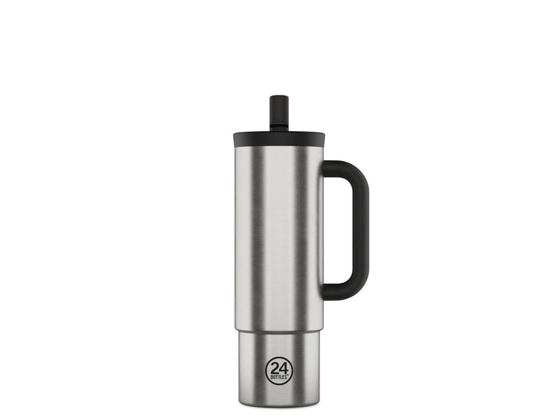 24Bottles - Straw Cup - Brushed Steel - 800 ml