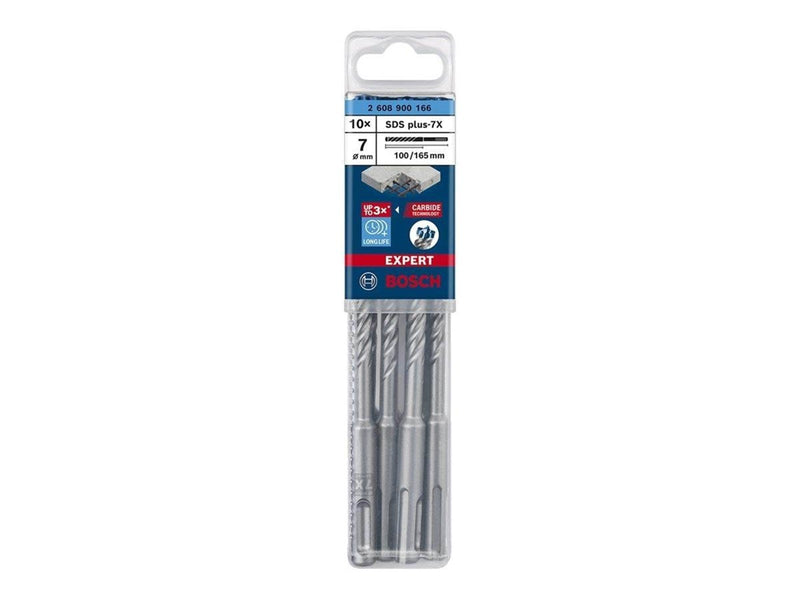Bosch HAMMERBOR PLUS-7X 7X165MM 10 STK