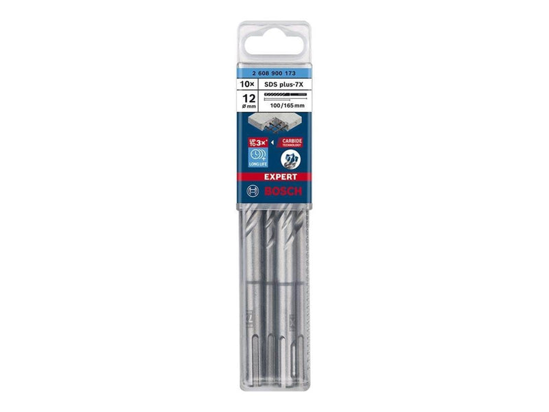 Bosch HAMMERBOR PLUS-7X 12X165MM 10 STK