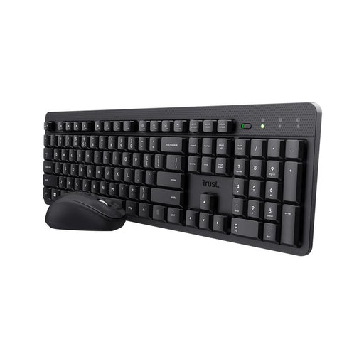 Trust Ody II Stilles kabelloses Tastatur-Maus-Set - Schwarz DE