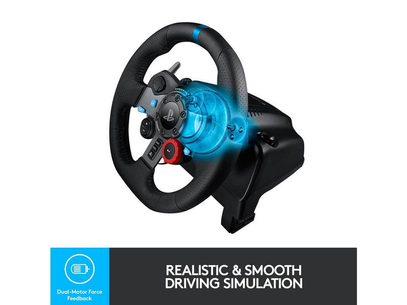 Logitech G29 Driving Force Racing Wheel (PS5 / PS4 / PS3 / PC) - Wired Lenkrad & Pedale Set - Sony PlayStation 4