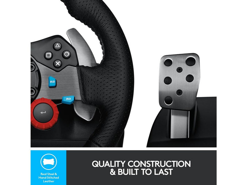 Logitech G29 Driving Force Racing Wheel (PS5 / PS4 / PS3 / PC) - Wired Lenkrad & Pedale Set - Sony PlayStation 4