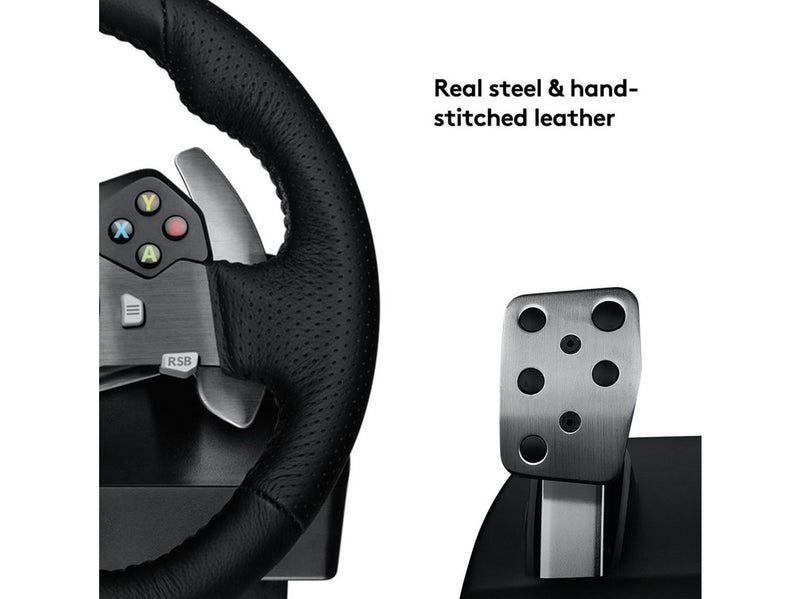 Logitech G920 Driving Force (Xbox X-S / Xbox One / PC) - Wired Lenkrad & Pedale Set - Microsoft Xbox One
