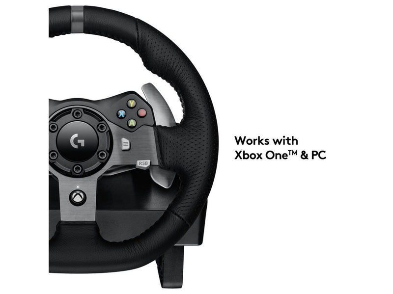 Logitech G920 Driving Force (Xbox X-S / Xbox One / PC) - Wired Lenkrad & Pedale Set - Microsoft Xbox One