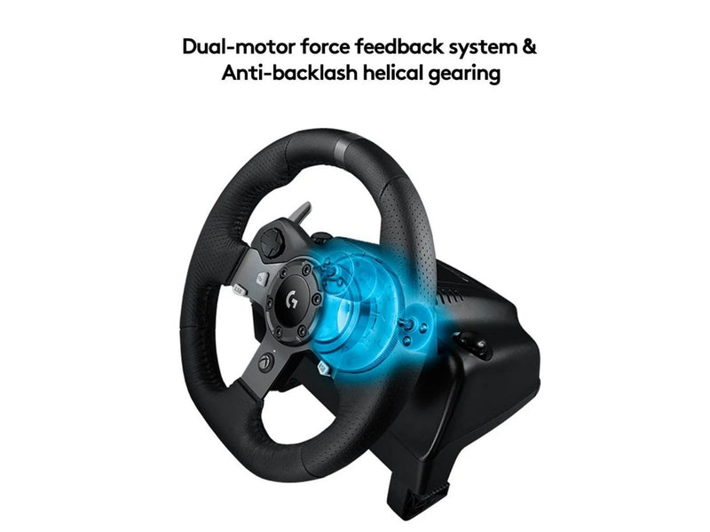 Logitech G920 Driving Force (Xbox X-S / Xbox One / PC) - Wired Lenkrad & Pedale Set - Microsoft Xbox One