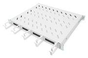 Digitus Fachboden 19'-Schränke festeinbau für 600mm Tiefe bis 120kg 1HE inkl. Kabelmanagement RAL7035 grau (DN-97680)