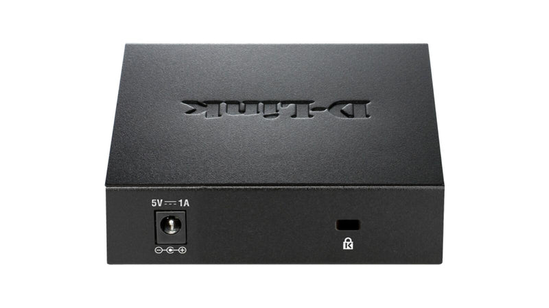 D-Link DGS-105 5-Port Gigabit Desktop Switch mit Metallgehäuse (DGS-105/E)