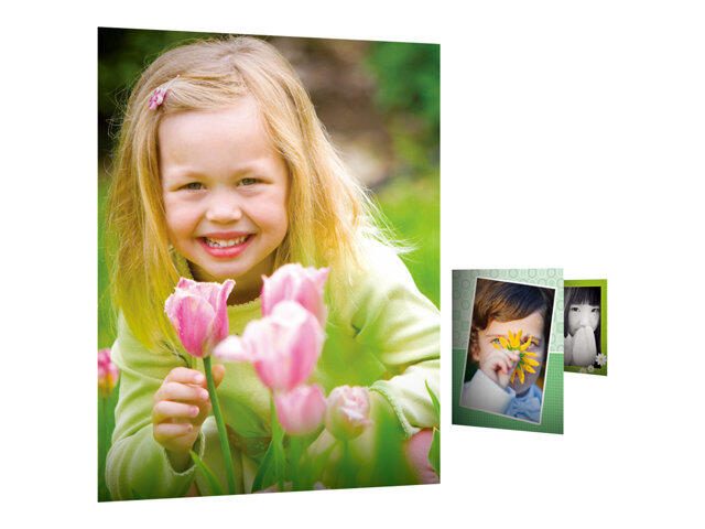 HP Fotopapier glänzend (100 x 150 mm) 200 g/m² - 100 Blatt für Officejet Pro (CR757A)