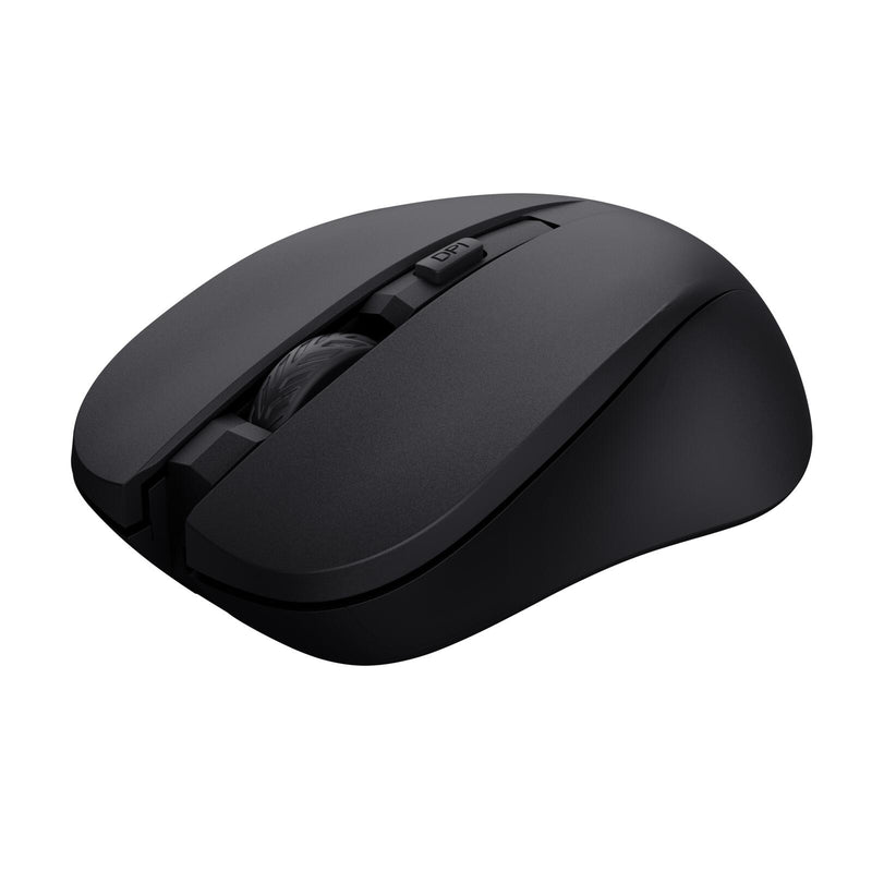 Trust Mydo Leise optische Maus - Schwarz