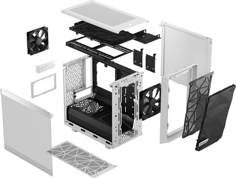 Meshify 2 Nano White TG Dark Tint