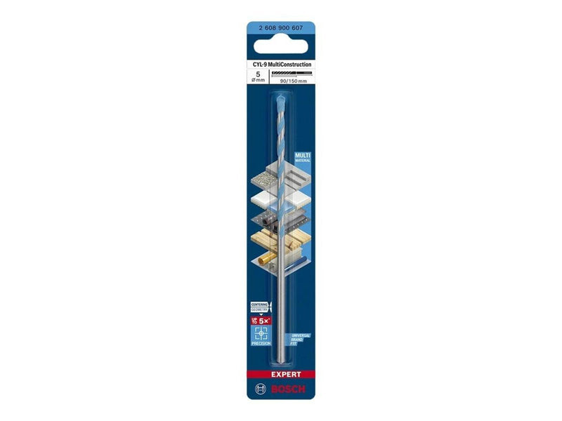 Bosch BOR CYL MULTICONSTRUCTION 5X150MM
