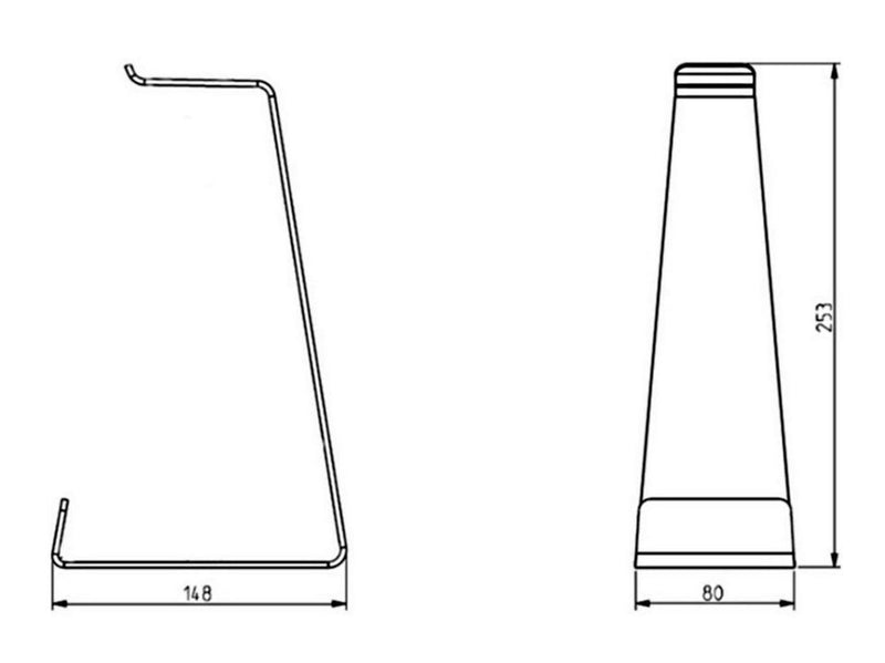 Multibrackets M Headset Holder Table stand White