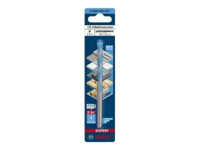 Bosch BOR CYL MULTICONSTRUCTION 8X120MM