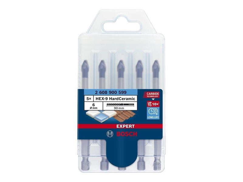 Bosch BOR HEX HARDCERAMIC 6X90MM 5 STK