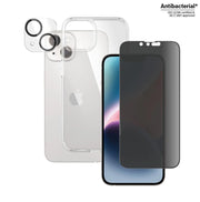 PanzerGlass™ 3-in-1 Privacy Schutzset für iPhone 14