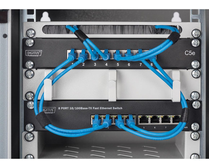 DIGITUS 6U - Wall-mounted housing 254 mm (10") - 312x300 mm (WxD)