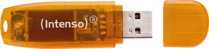 Intenso Rainbow Line 2x 64GB - orange