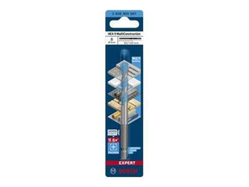 Bosch BOR HEX MULTICONSTRUCTION 8X100MM