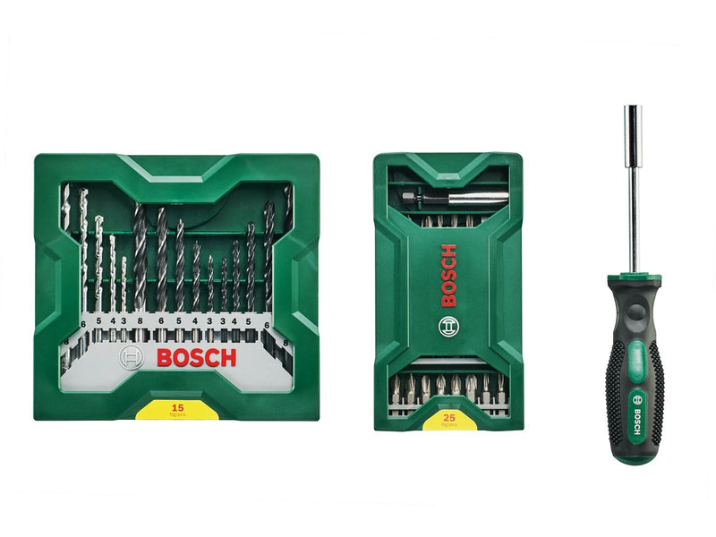Bosch Mini X-Lin 2607017655 Bit set 41-piece incl. screwdriver bit holder