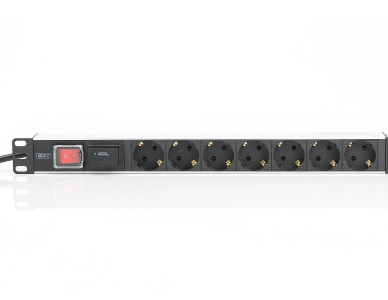 DIGITUS 7-Port - 1U - Aluminum PDU