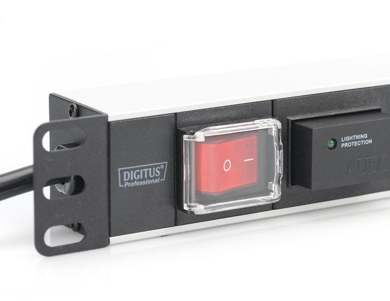 DIGITUS 7-Port - 1U - Aluminum PDU