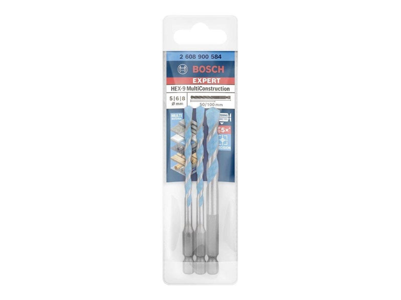 Bosch BORSÃ†T HEX MULTICONSTRUCTION 3 STK