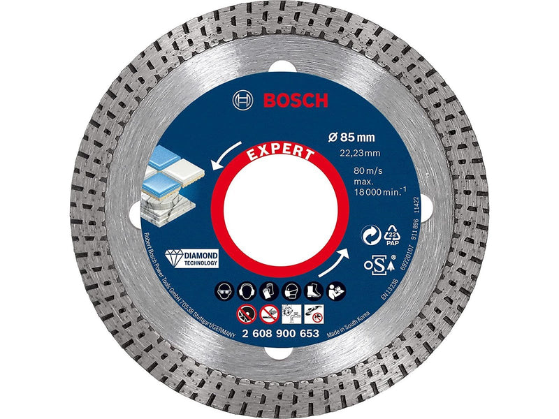 Bosch DIAMANTSKÃ†RESKIVE HARDCERAMIC 85MM
