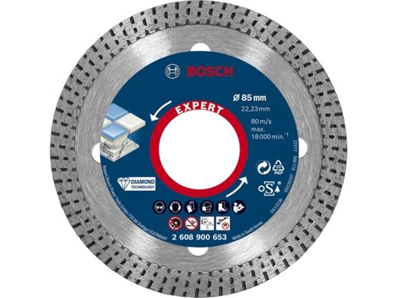 Bosch DIAMANTSKÃ†RESKIVE HARDCERAMIC 85MM
