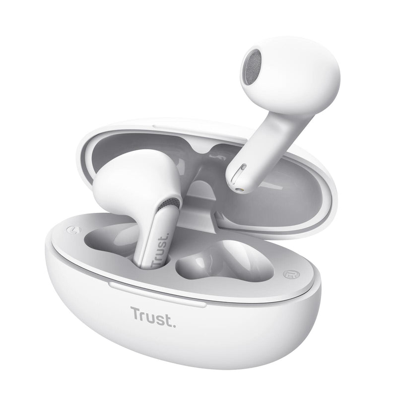 Trust Yavi Bluetooth-ENC-Ohrhörer - Weiß