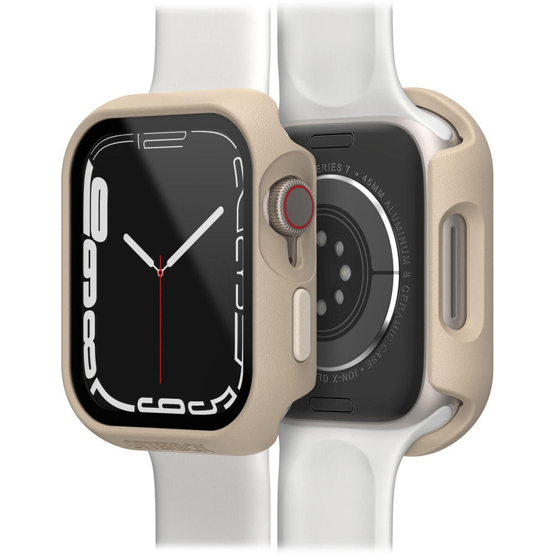 OtterBox Eclipse Case mit Displayschutz für die Apple Watch 7-9, 45mm - Don't Even Chai (Beige)