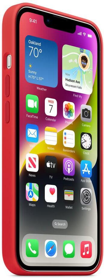 Apple Silikon Case mit MagSafe für Apple iPhone 14, Product(RED)